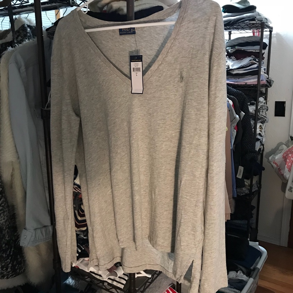 Polo by Ralph Lauren classic v neck long sleeve